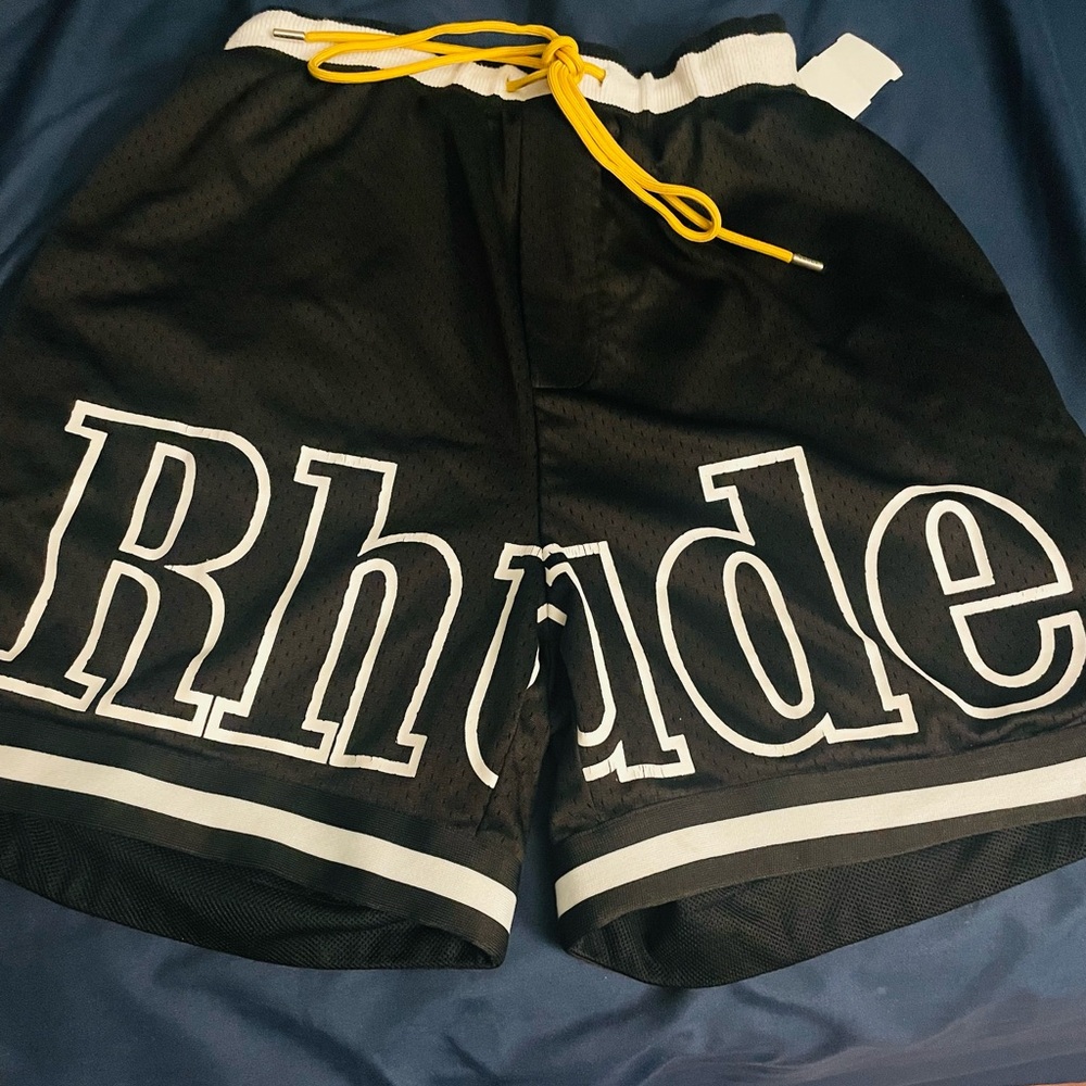 Rhude Black Men's Shorts USED 1 time !